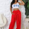 High-waisted Stretch Pants - Image 2