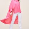 Oversized Shirt With Long Back - Image 4